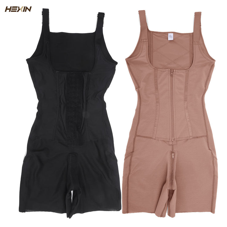 Hot Colombiana Steel-Boned Waist Girdle Shaper – Plus Size, Breathable, Abdomen Control