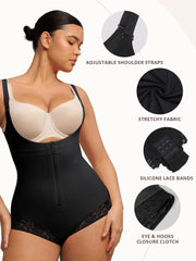 Open-Bust Bodysuit Butt Lifter & Tummy Control Shapewear
