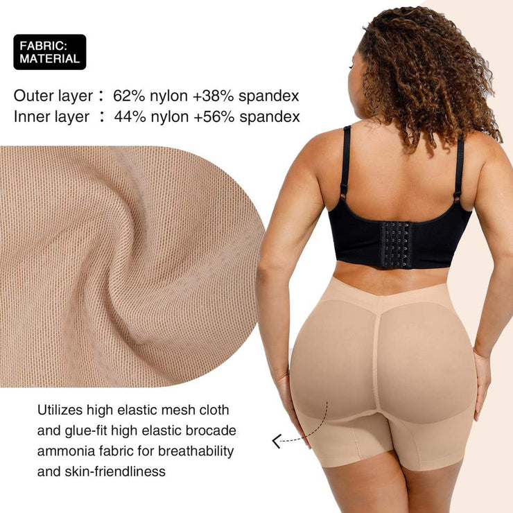 Seamless Butt Lifter & Abdominal Compression Shorts – Sculpt & Shape