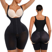 High Compression U-Shape Bust Support Shapewear with Front Zipper