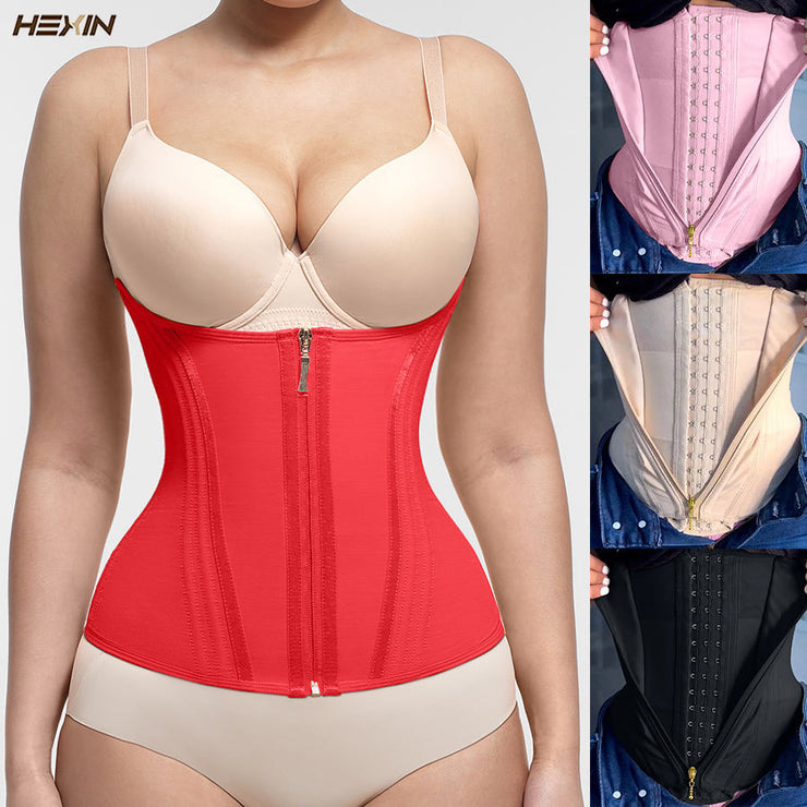 Premium 15-Steel Boned Waist Trainer Vest – Curve Slimming Underbust Shaper