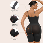 One-Piece Seamless Sculpting Body Shaper – Tank Top Push-Up & Butt-Lifting Bodysuit