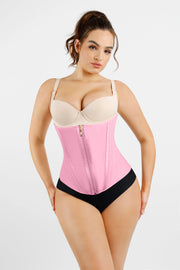 Premium 15-Steel Boned Waist Trainer Vest – Curve Slimming Underbust Shaper