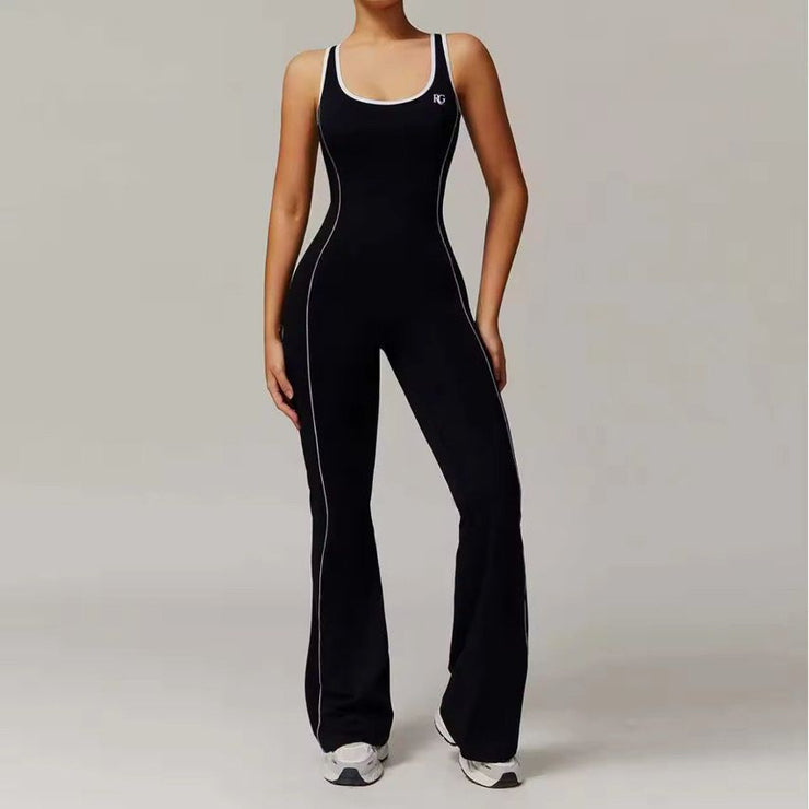 RG Jumpsuit – Sleek Body-Hugging Flare Jumpsuit for Effortless Curves & Confidence